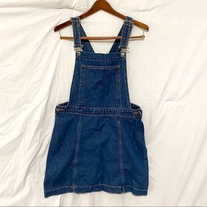 H&M Conscious Denim Overall Dress / Mini Skirt